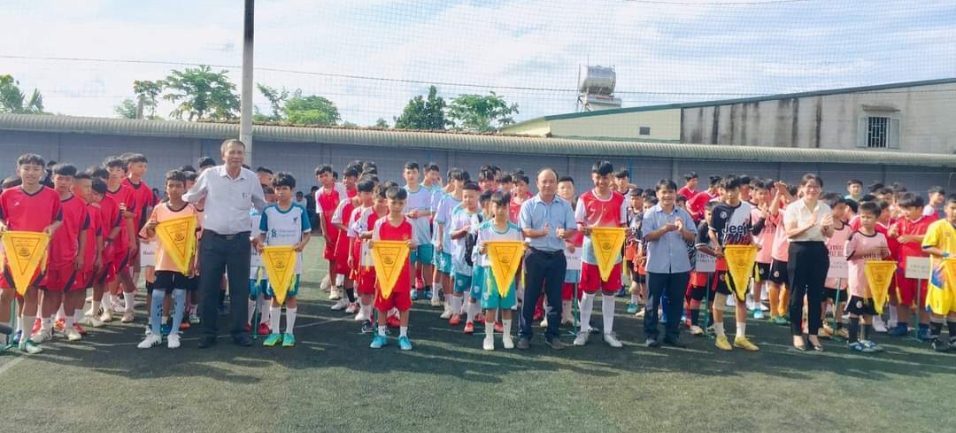 Ban chỉ đạo hoạt động hè xã Ea Phê tổ chức giải bóng đá nhi đồng U13 năm 2023